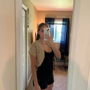 Knit cropped sweater